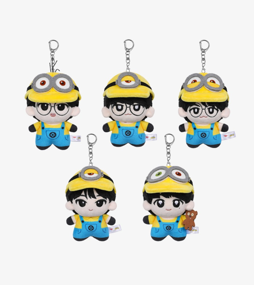 Bring a playful crossover character along wherever you go with the T1 x Minion - Plushie Keychain.