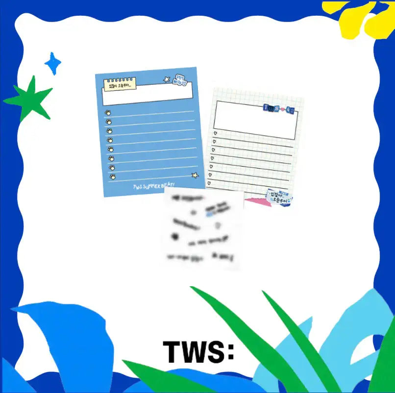 TWS - Memo Pad Set - TWS - Memo Pad - Harumio