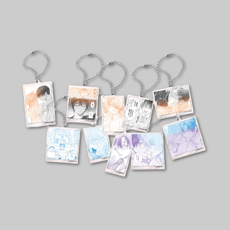 Released as part of the exclusive Toonique collaboration, this collectible acrylic keyring showcases vibrant character artwork from Tashiro-kun, Why're You Like This.