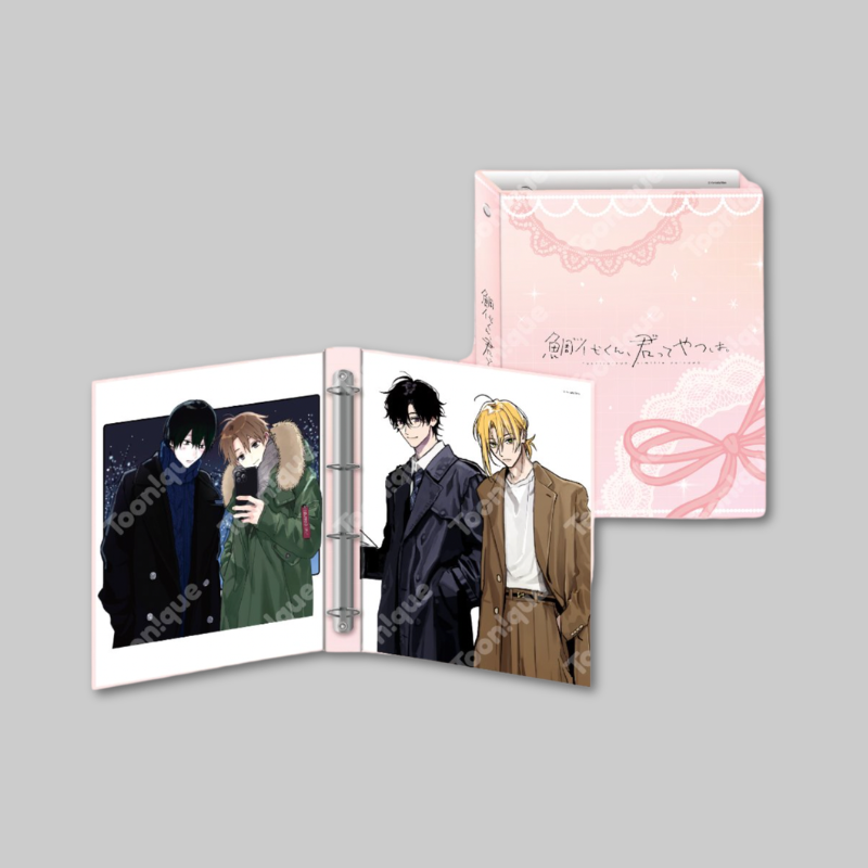 Created as part of the exclusive Toonique collaboration, this collectible binder set features exclusive artwork inspired by Tashiro-kun, Why're You Like This.
