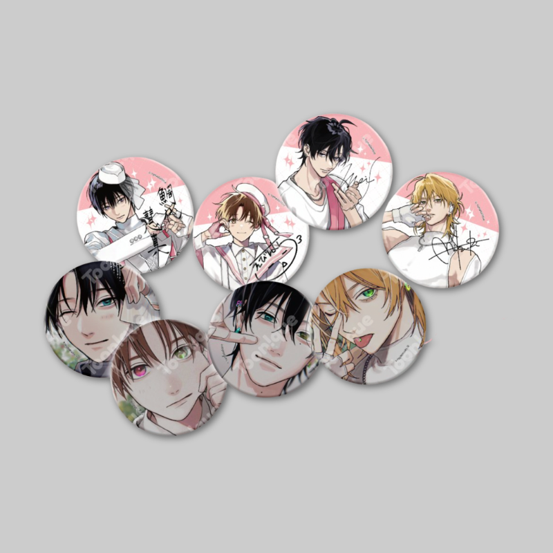 Created as part of the exclusive Toonique collaboration, this collectible can badge features exclusive character artwork inspired by Tashiro-kun, Why're You Like This.