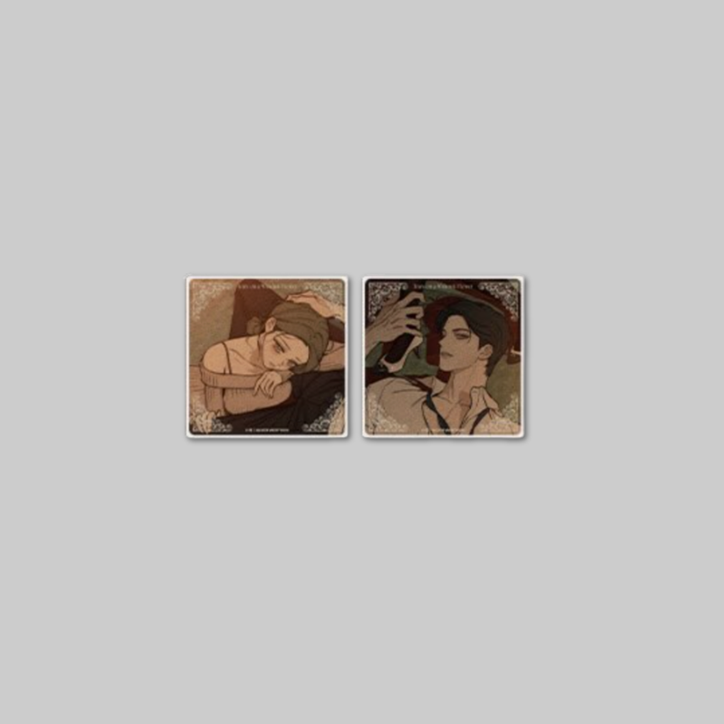 Add a stylish touch to your desk or dining space with the Tears on a Withered Flower – Acrylic Coaster.