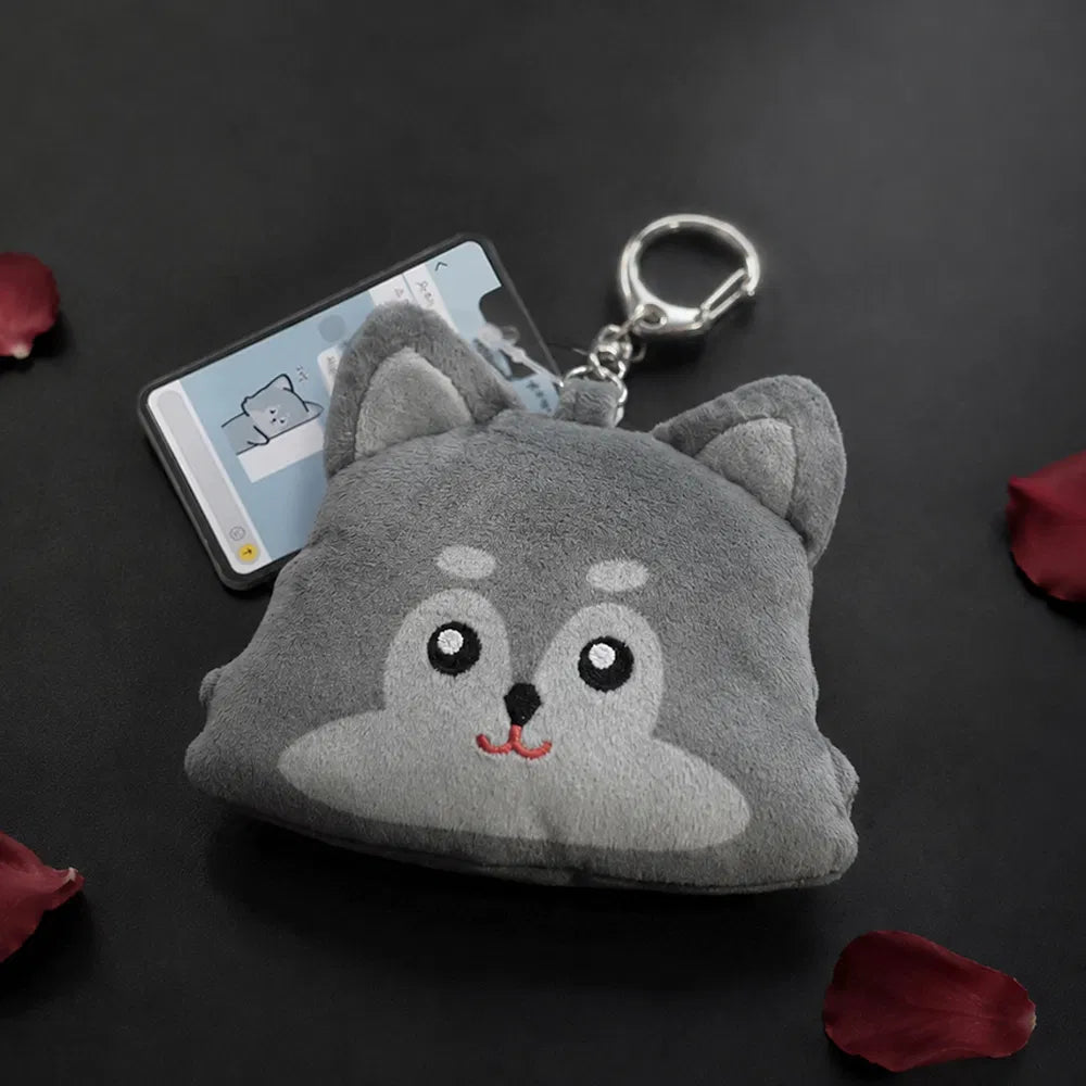 Keep your everyday essentials organized with the Tears on a Withered Flower – Emoji Pouch.