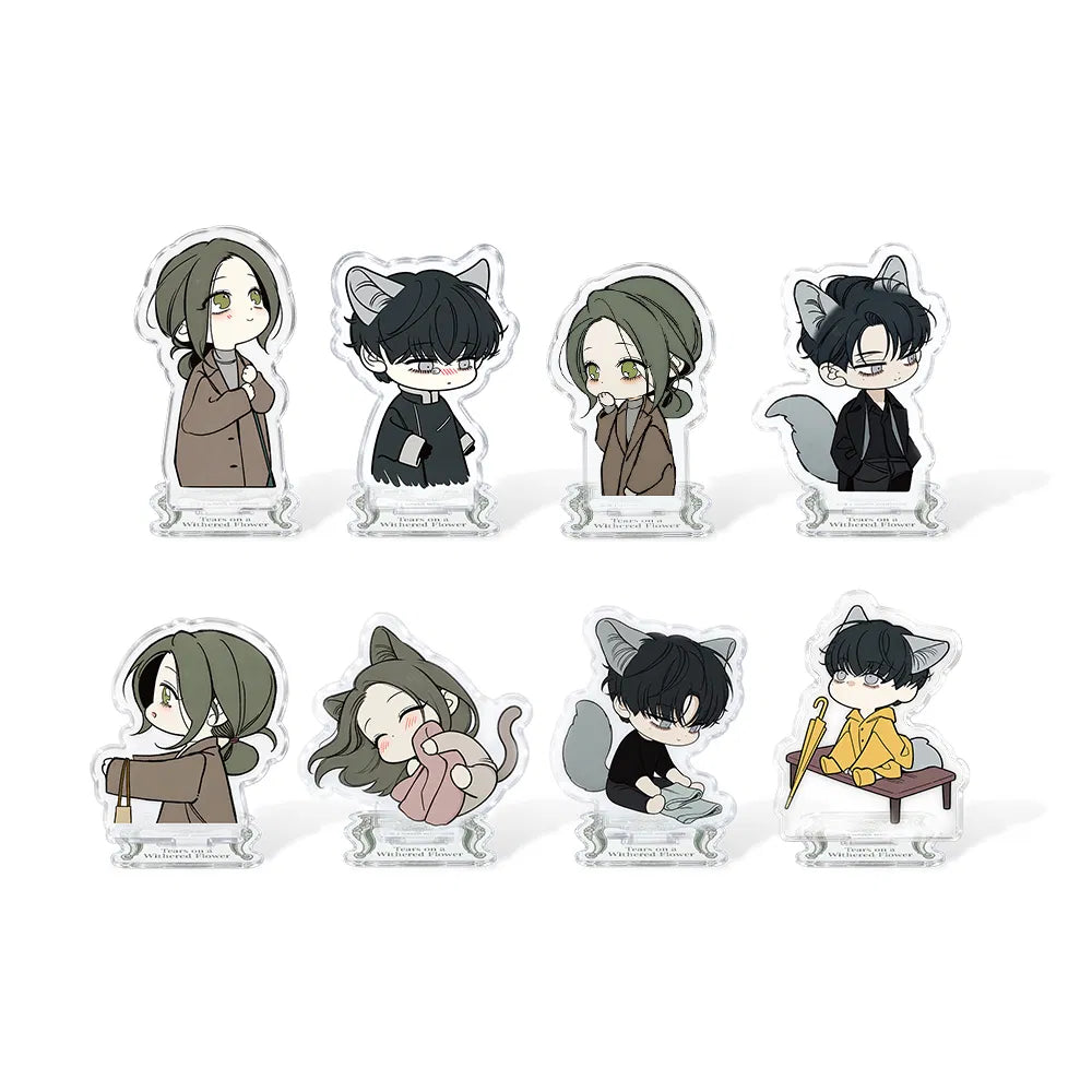 Add a surprise collectible to your display with the Tears on a Withered Flower - Mini Acrylic Stand (Random).