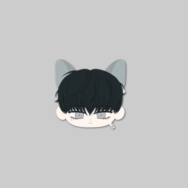 Add a cute and cozy touch to your collection with the Tears on a Withered Flower – Puppy Taeha Face Cushion.