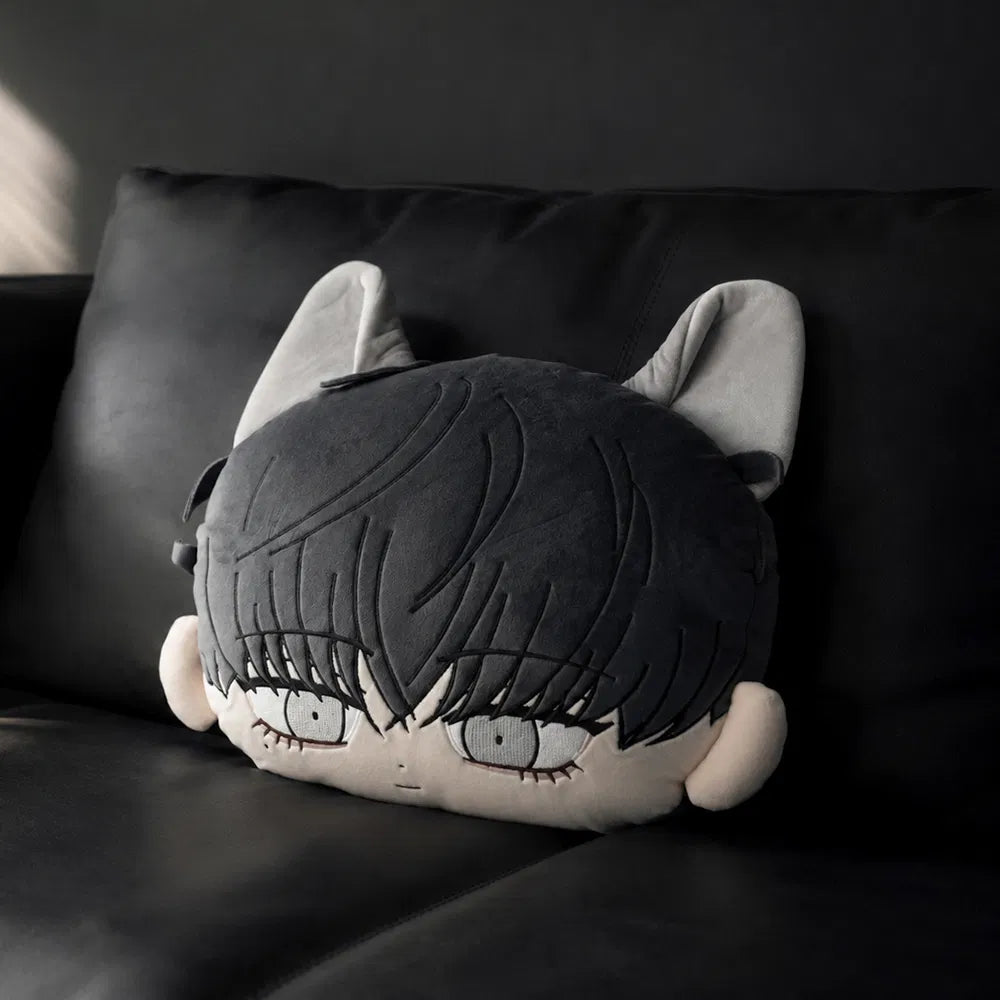 Add a cute and cozy touch to your collection with the Tears on a Withered Flower – Puppy Taeha Face Cushion.