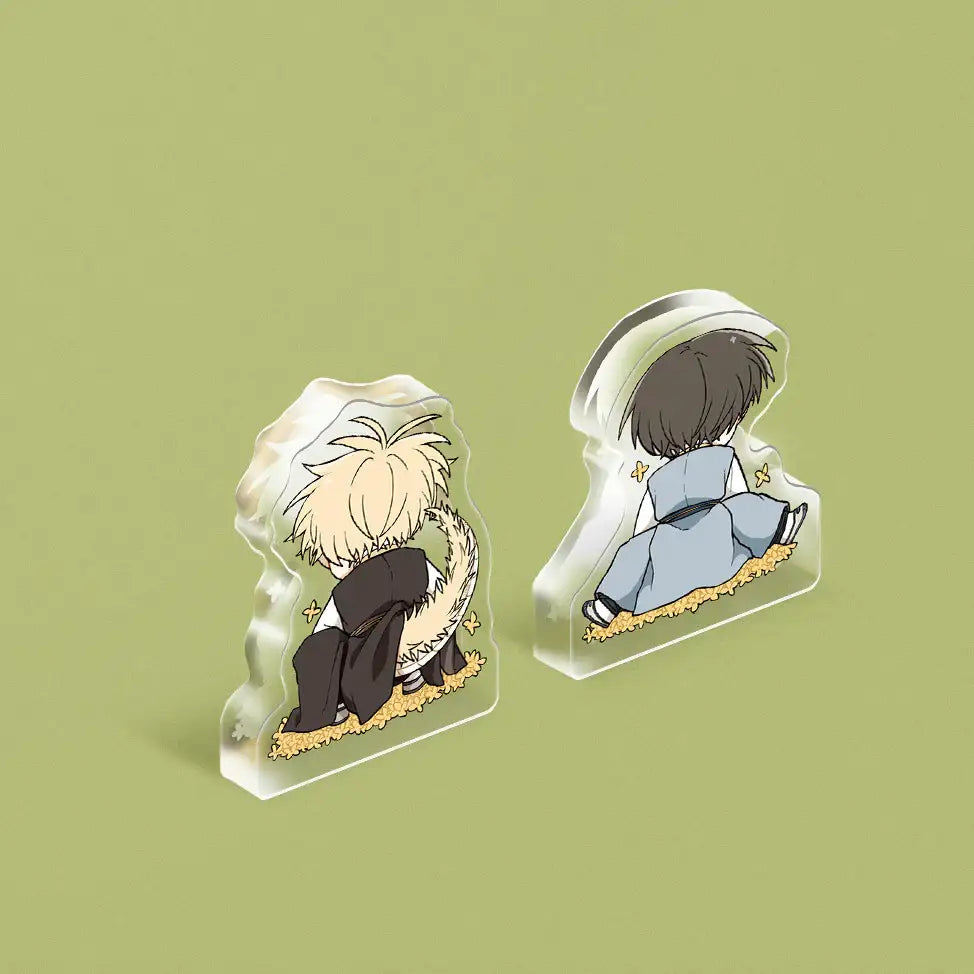 The Path on Which Forsythia Fell - Acrylic Block Ver.1 & Ver.2 - Lezhin - Art Block - Harumio