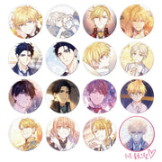 The Villainess Flips the Script - Random Illustration Can Badge - Webtoon Shop - Can Badge - Harumio
