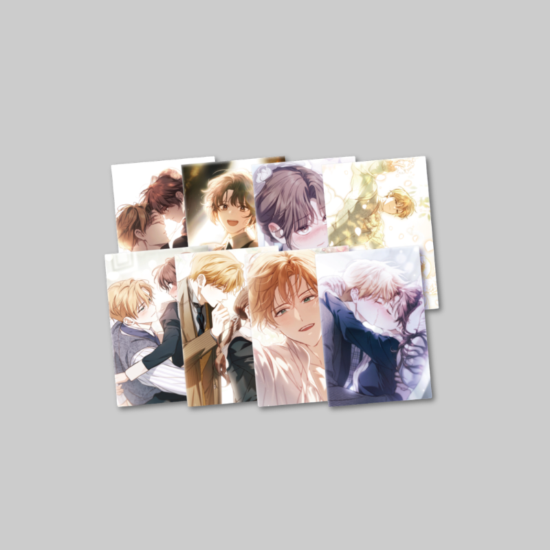 A collectible Postcard Set from The Count's Secret Maid Pop-Up, featuring beautifully designed artwork from the series.