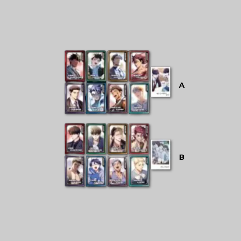 Add a special shine to your The S-Class That I Raised collection with the Hologram Photocard Set.