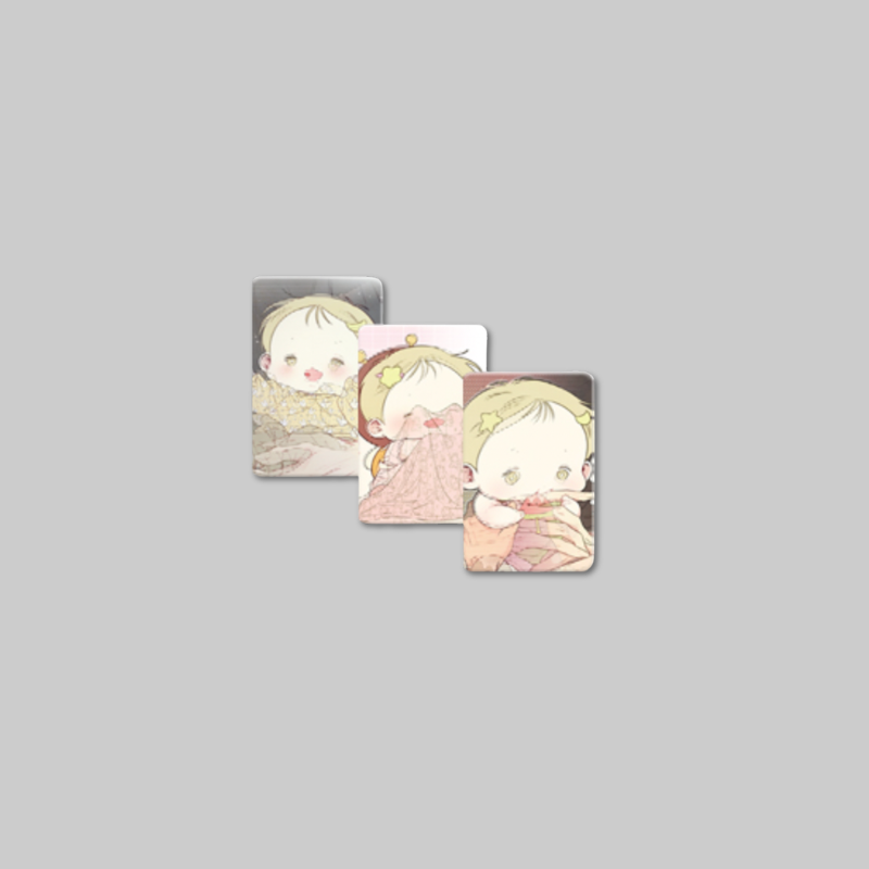Add a special touch to your collection with the Baby Lenticular Photocard Set from The Sacred Serpent's Seduction x Fantazit collaboration.