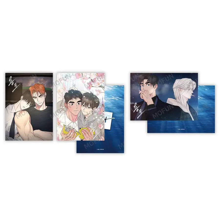 Topsy-Turvy x Mofun - A5 Illustration Colored Paper - Mofun - Illustrated Colored Paper - Harumio
