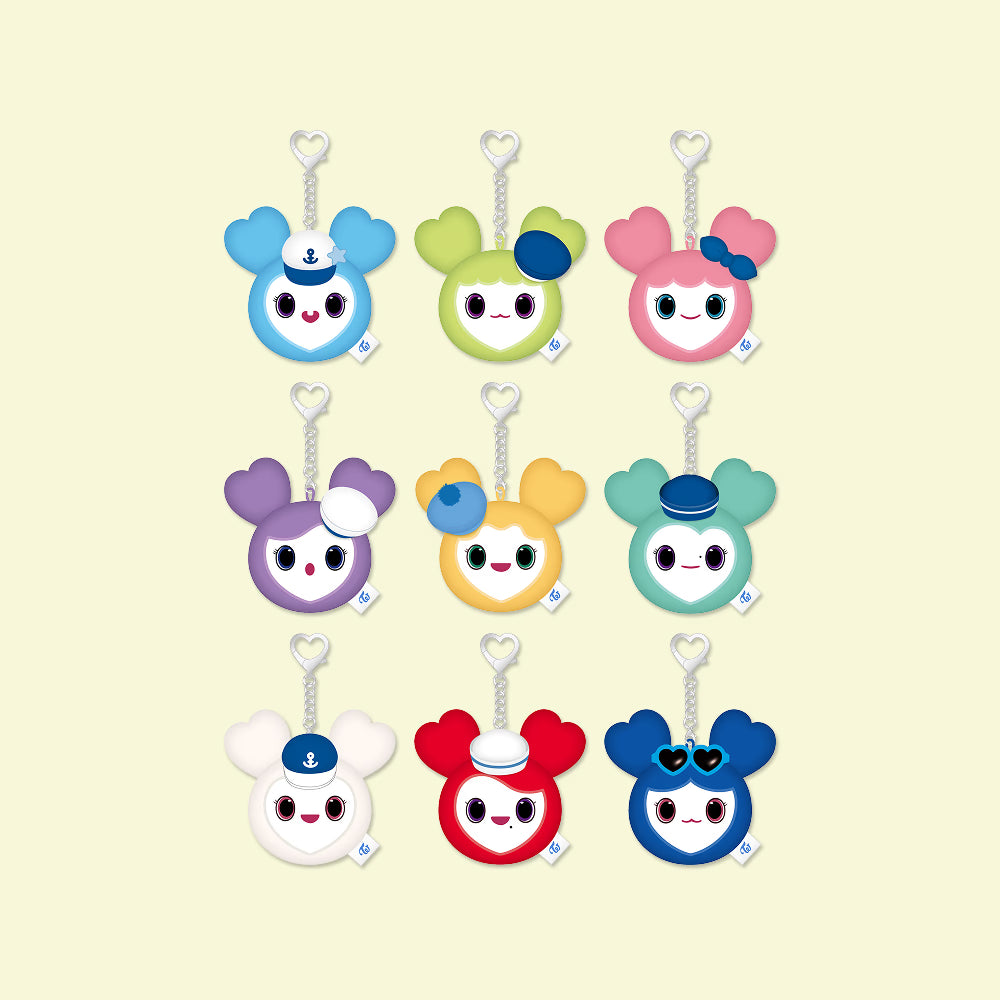 Twice: Lovely - Face Keyring Marine Ver.