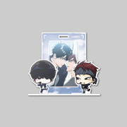 Inspired by the exclusive Idol AU collaboration concept, this photocard stand features premium artwork from Two Tigers Too Close and BeOn Annex.