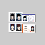 Inspired by the academic setting of Two Tigers Too Close, this collectible set features student ID card-style designs with exclusive collaboration artwork from BeOn Annex.