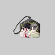 Add a cute and cozy touch to your everyday accessories with the A+ Cushion Keyring from Unsleep: After Class.