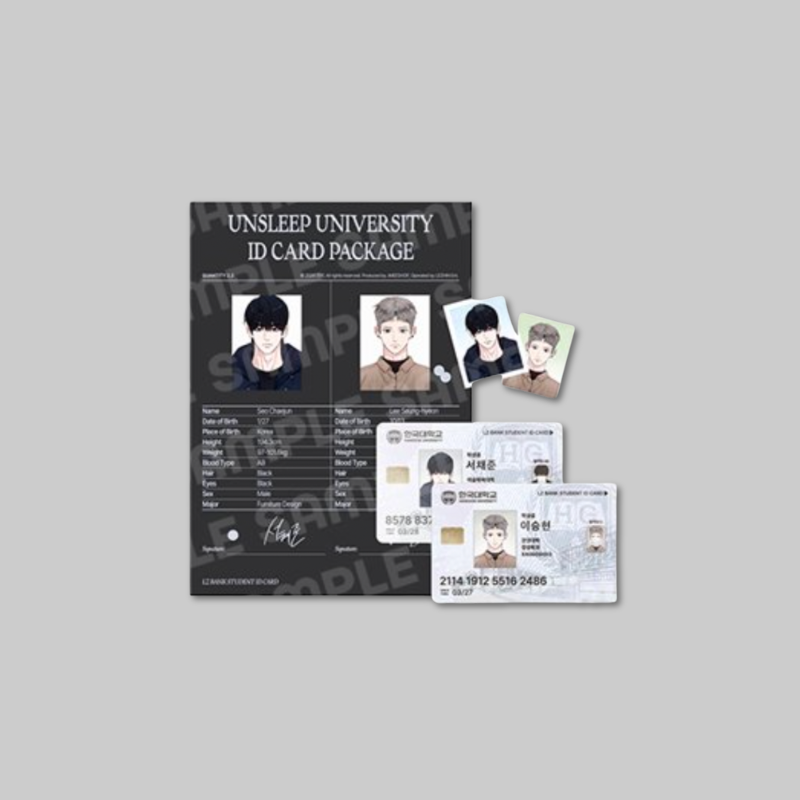 Step into the world of Unsleep: After Class with the Student ID Package.