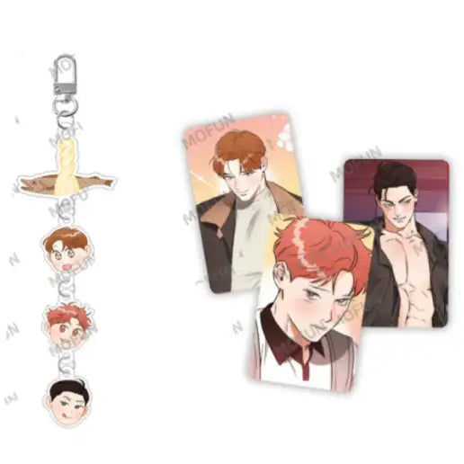 Hook, Line and Sinker x Mofun - Amulet Keyring - MOFUN - Acrylic Keyring - Harumio