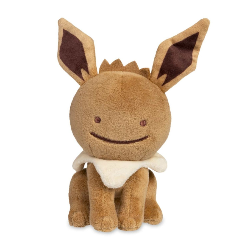 Pokémon Center Plush Evolution Type Metamon Ditto – Eevee
