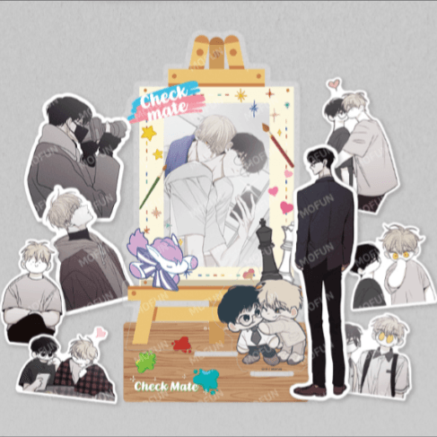 Checkmate x Mofun - Photocard Holder & Sticker Set - MOFUN - Photocard Holder - Harumio
