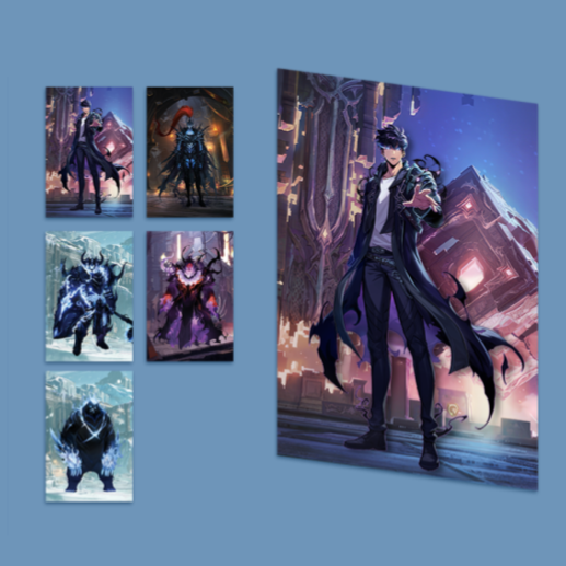 Solo Leveling: Arise x ANIPLUS - 3D Lenticular Postcards - Harumio