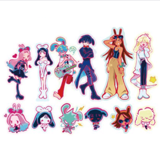 Alien Stage Pop-Up Store - Rabbit Sculpture Stickers - MOFUN - Decorative Stickers - Harumio