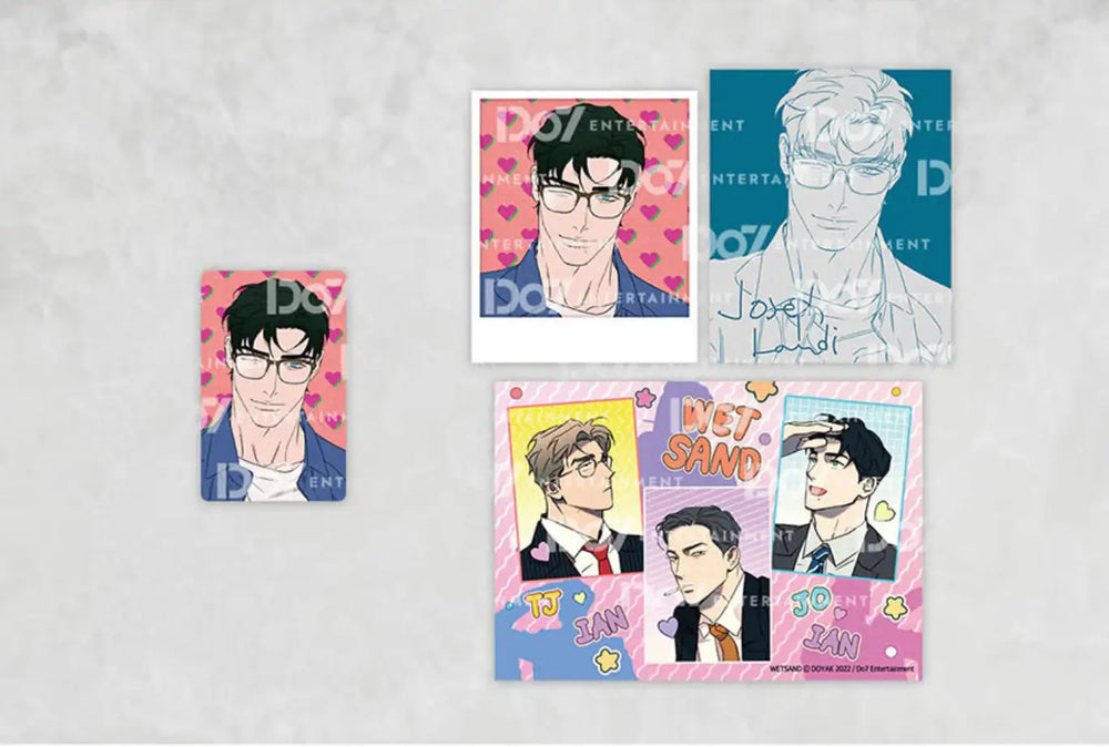 Wet Sand - Glasses Photo Card Set - Do7 Entertainment - Photocard - Harumio