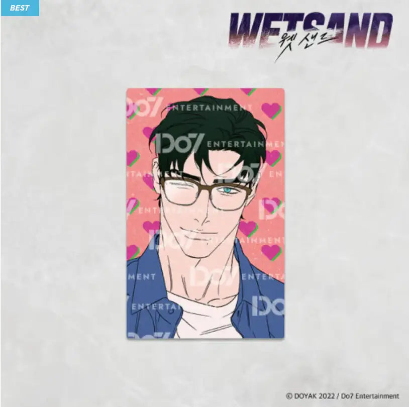 Wet Sand - Glasses Photo Card Set - Do7 Entertainment - Photocard - Harumio