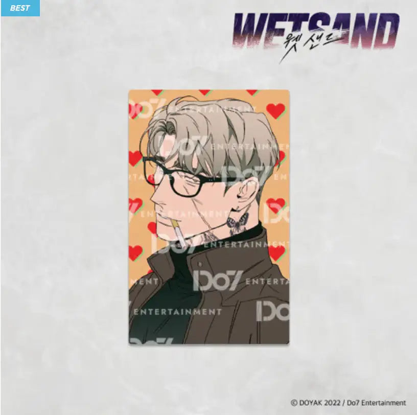 Wet Sand - Glasses Photo Card Set - Do7 Entertainment - Photocard - Harumio
