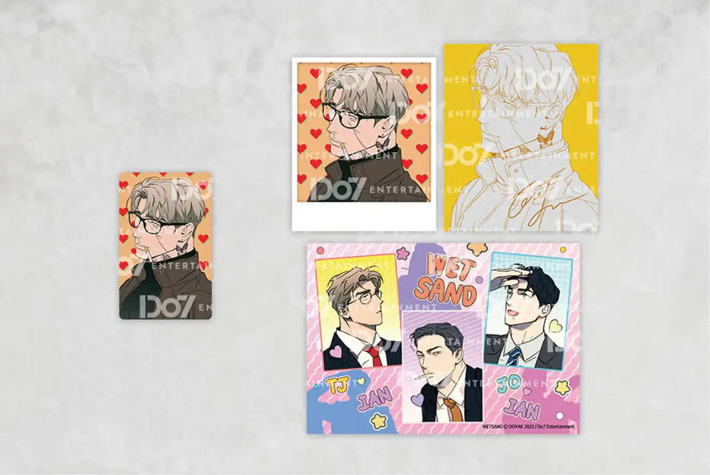 Wet Sand - Glasses Photo Card Set - Do7 Entertainment - Photocard - Harumio