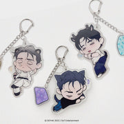 Inspired by the popular manhwa series, this collectible magnetic keyring features exclusive character artwork in a unique design that combines decorative appeal with magnetic functionality.