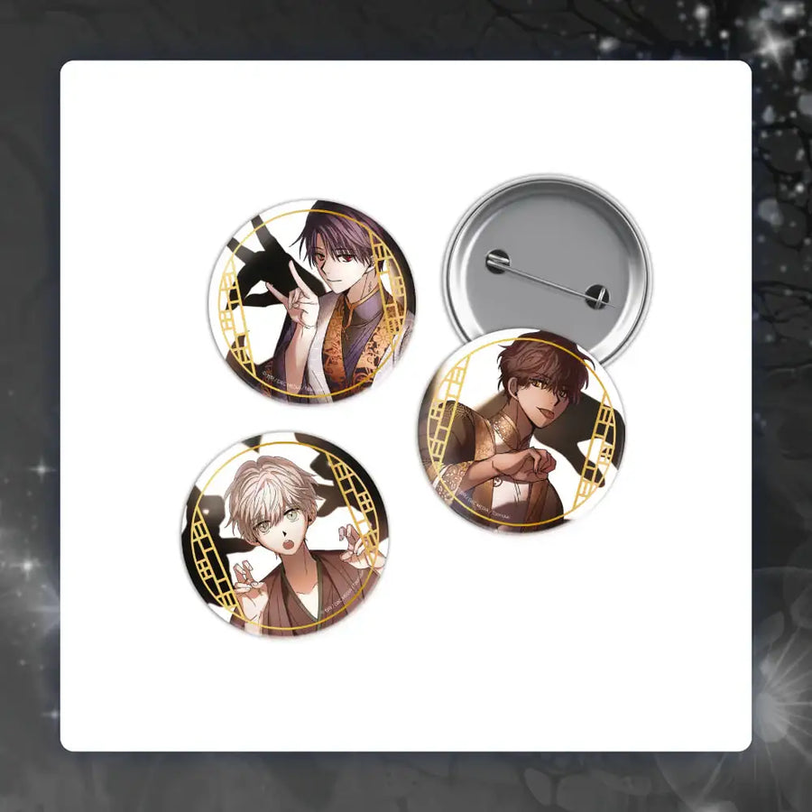 Where the Dragon's Rain Falls - Gold Leaf Can Badge - Toonique - Can Badge - Harumio