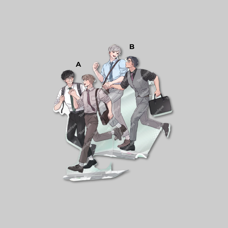 Add a charming piece from the While You Weren't Watching x Toonique collaboration to your collection with this Acrylic Stand.