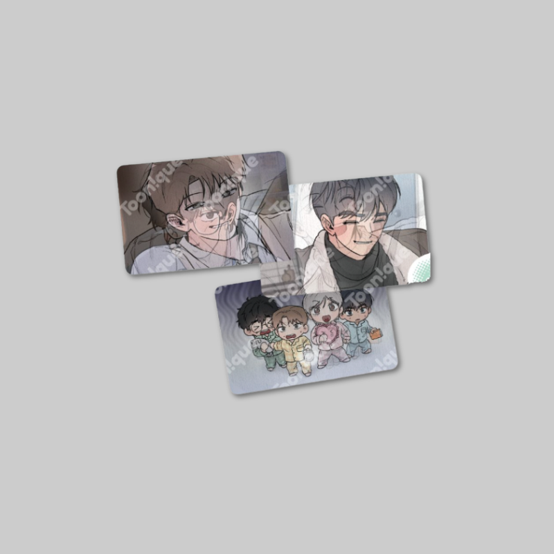 Add a fun visual effect to your collection with the While You Weren't Watching x Toonique Lenticular Photocard Set.