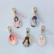Featuring exclusive artwork inspired by Who’s That Girl, this collectible acrylic keyring showcases charming character illustrations in a compact and portable design.