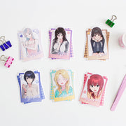 Featuring exclusive artwork inspired by Who’s That Girl, this collectible sticker showcases detailed character illustrations in a larger format for added visual impact.