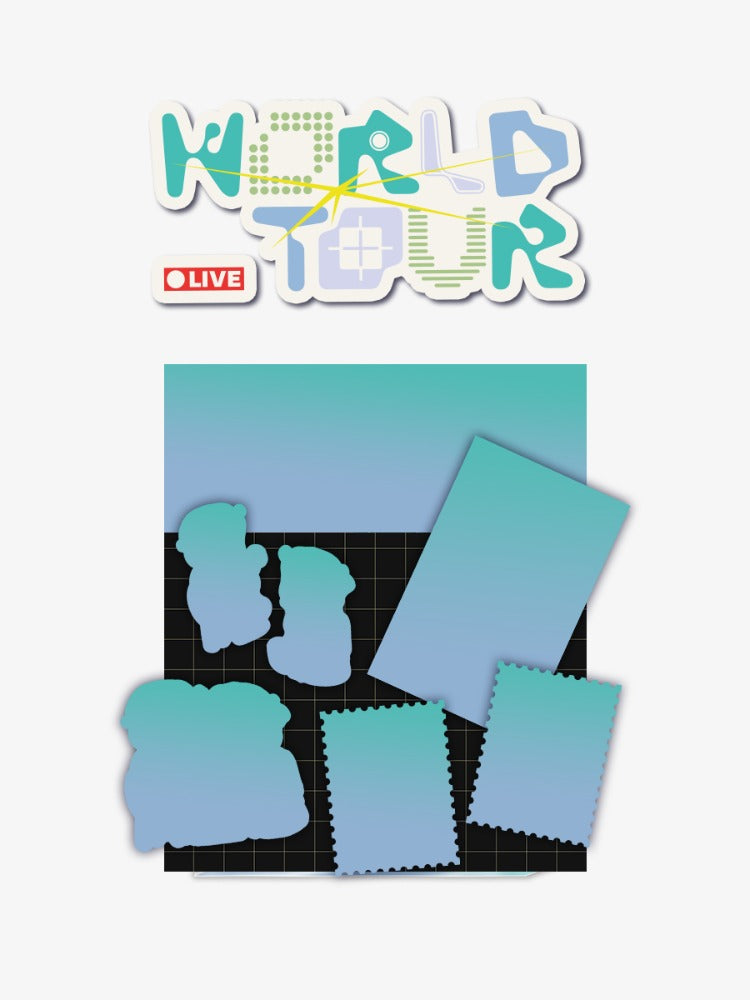 Add a fun touch to your everyday items with the World Tour Live Sticker Pack.