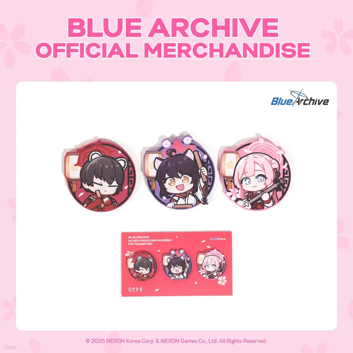 Blue Archive - Allied Hyakkiyako Academy PVC Magnet Set - Blue Archive - Magnet - Harumio