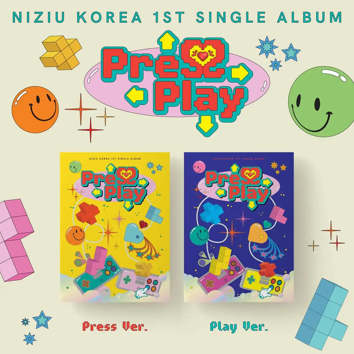 NiziU - Press Play : 1st Single Album (Set) - NiziU - Album - Harumio
