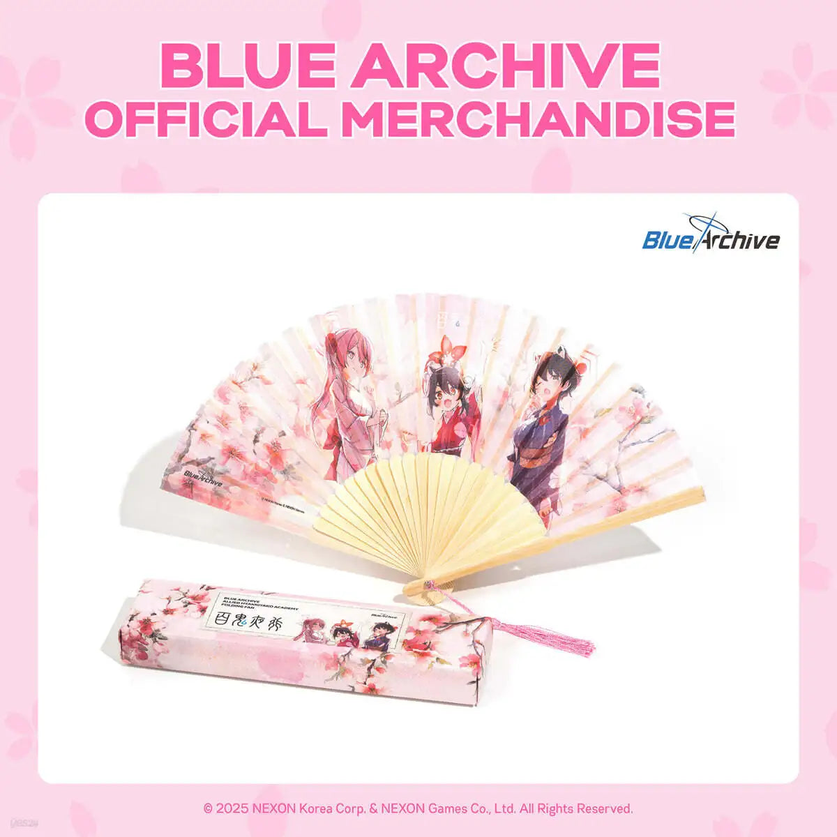 Blue Archive - Allied Hyakkiyako Academy Folding Fan - Blue Archive - Hand Fan - Harumio