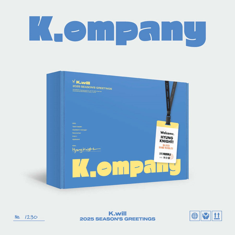 K.WILL - 2025 Season's Greetings (K.ompany) - Starship Entertainment - Merchandise - Harumio