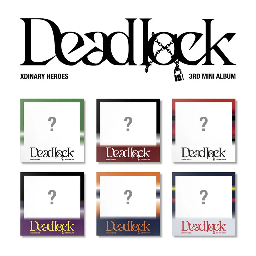 Xdinary Heroes - Deadlock : 3rd Mini Album (Compact Version - Random) - Xdinary Heroes - Album - Harumio