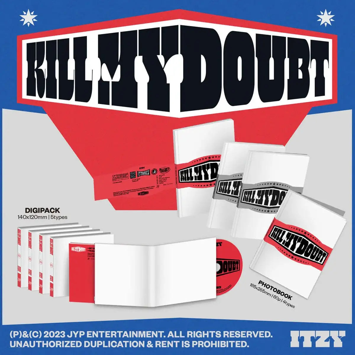 ITZY - Kill My Doubt (Standard + Digipack Version) - ITZY - Album - Harumio