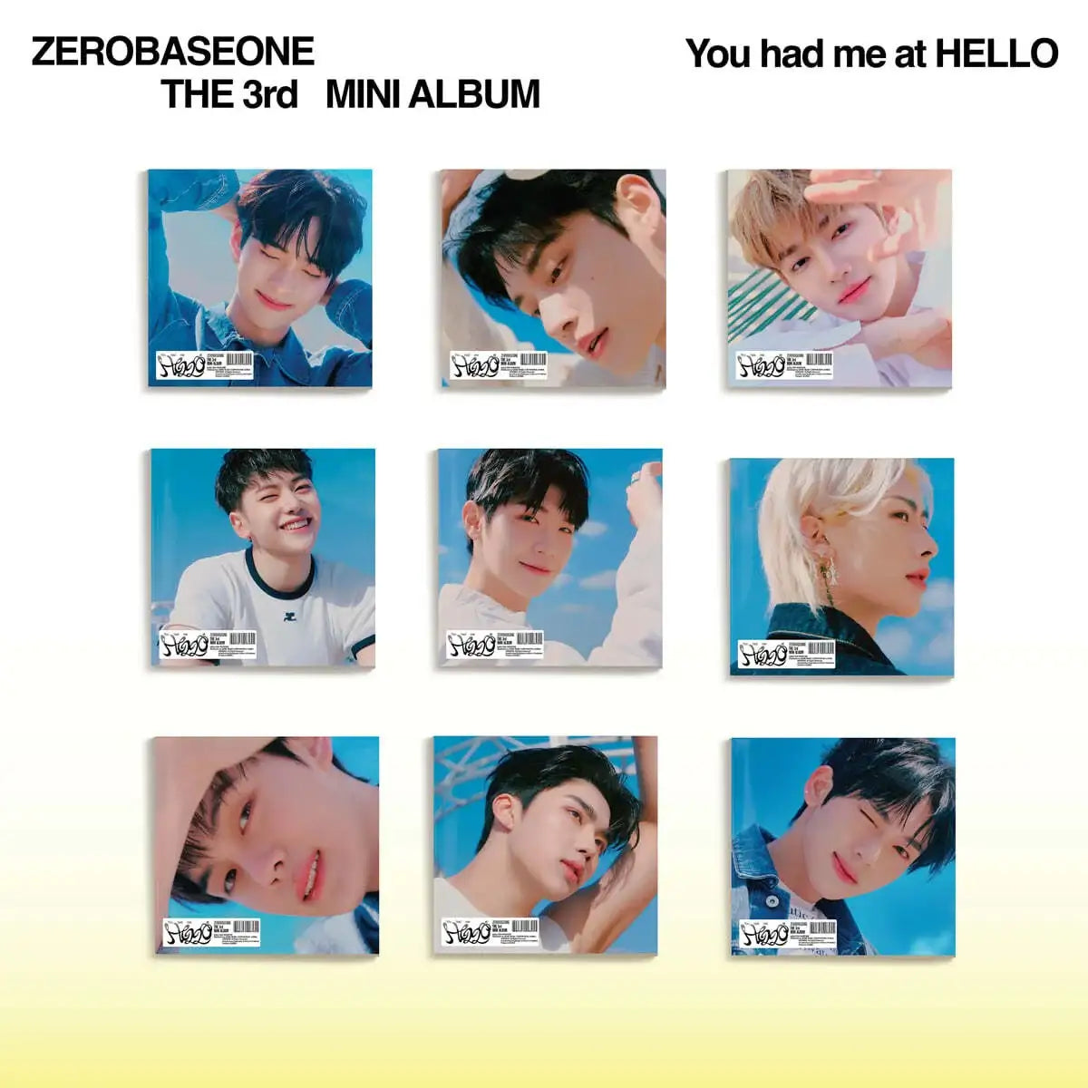 ZEROBASEONE - You had me at HELLO : 3rd Mini Album (Digipack) - ZEROBASEONE - Album - Harumio