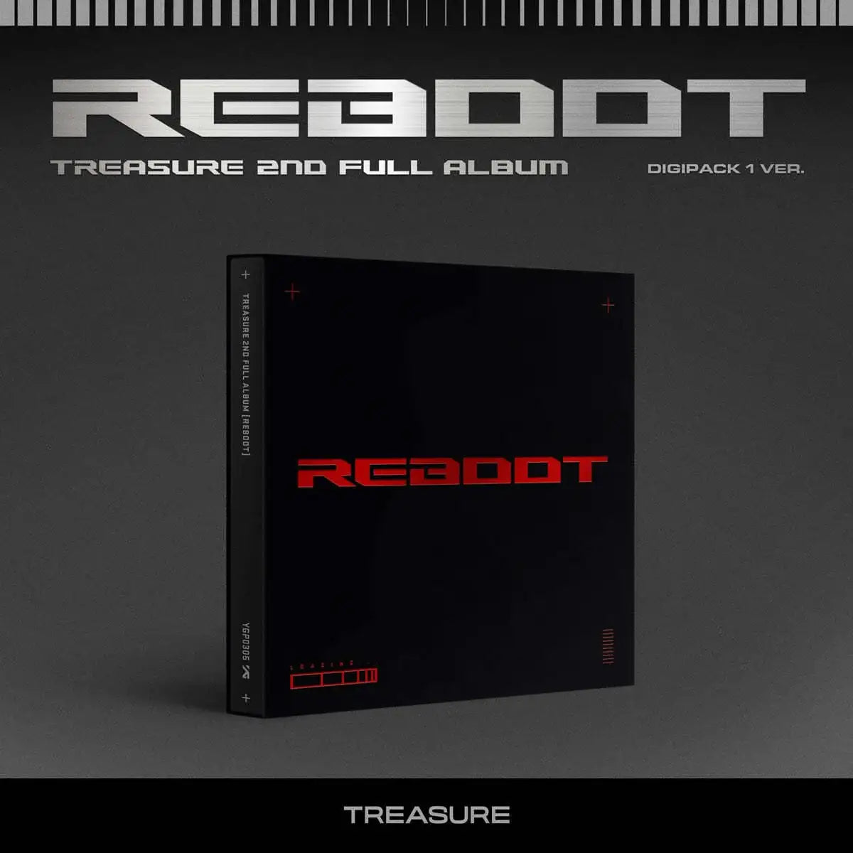 TREASURE - Reboot : 2nd Full Album (Digipack Version) - TREASURE - Album - Harumio