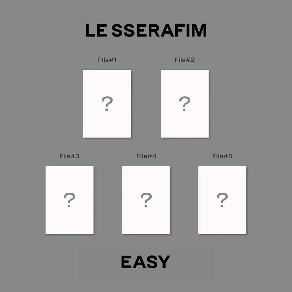 LE SSERAFIM - Easy : 3rd Mini Album (Compact Version) - LE SSERAFIM - Album - Harumio