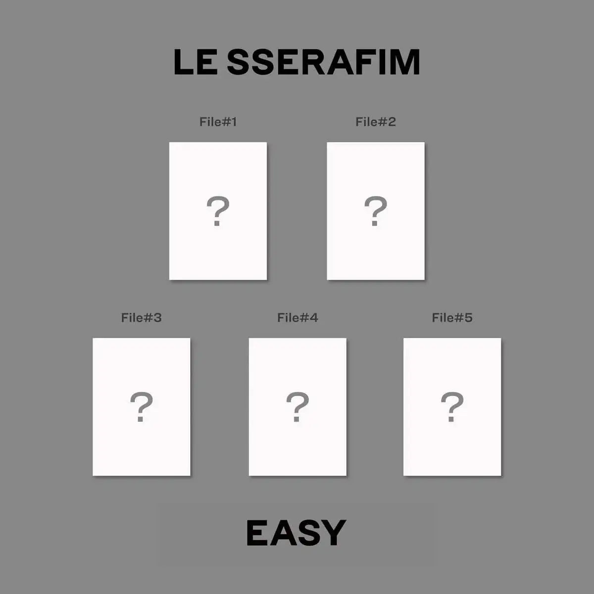 LE SSERAFIM - Easy : 3rd Mini Album (Compact Version) - LE SSERAFIM - Album - Harumio