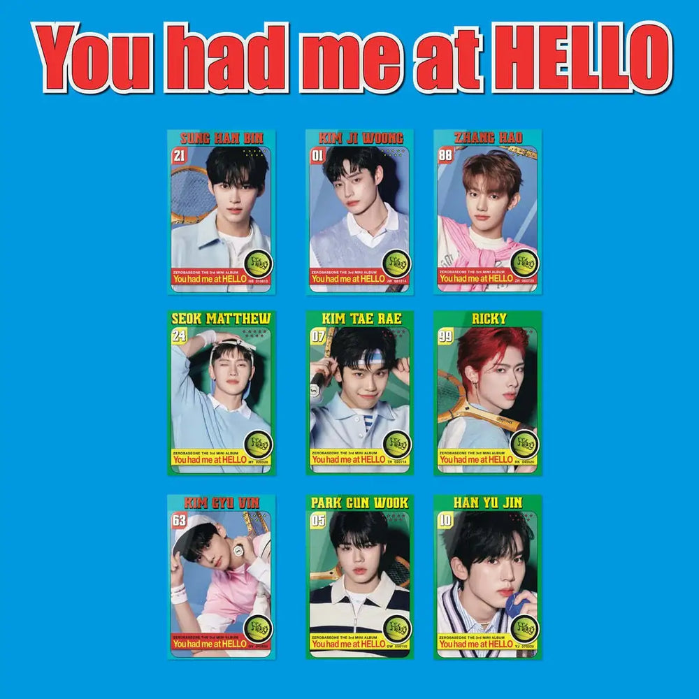 ZEROBASEONE - You had me at HELLO : 3rd Mini Album (ZEROSE Version - POCA Album) - ZEROBASEONE - Album - Harumio