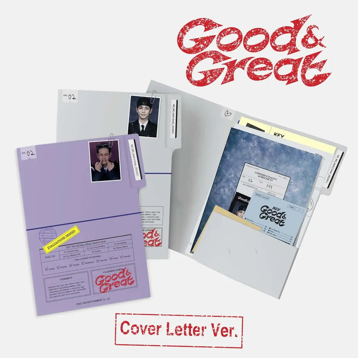 SHINEE Key - Good & Great : 2nd Mini Album (Cover Letter Version) - SHINEE Key - Album - Harumio