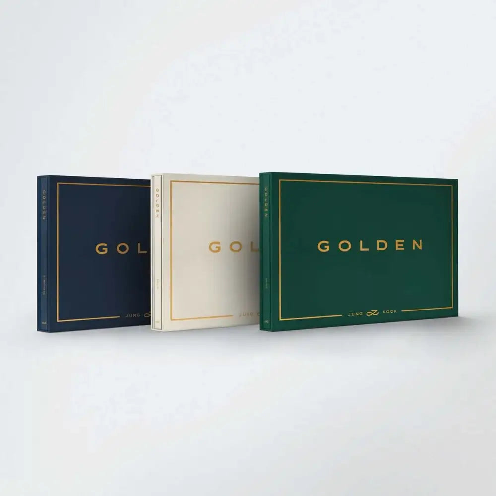 BTS Jung Kook - GOLDEN : 1st Solo Album (Photobook & Weverse Album Set) - BTS Jung Kook - Album - Harumio